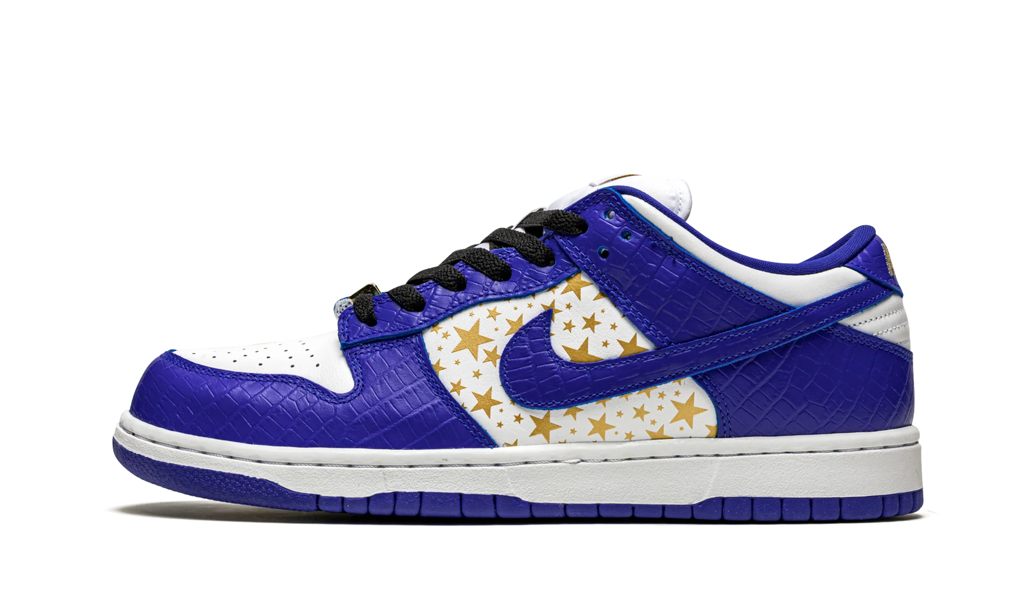SB Dunk Low "Supreme - Stars - Hyper Blue" DH3228 100