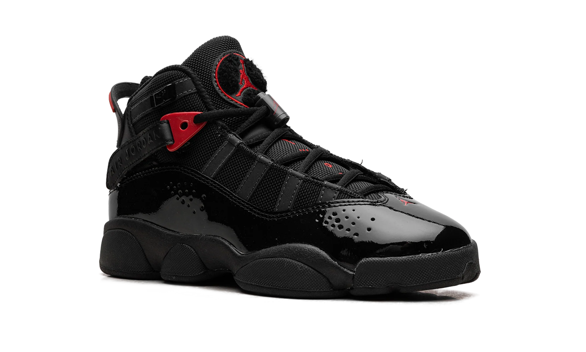 Jordan 6 Rings GS "Black Varsity Red" 323419 026