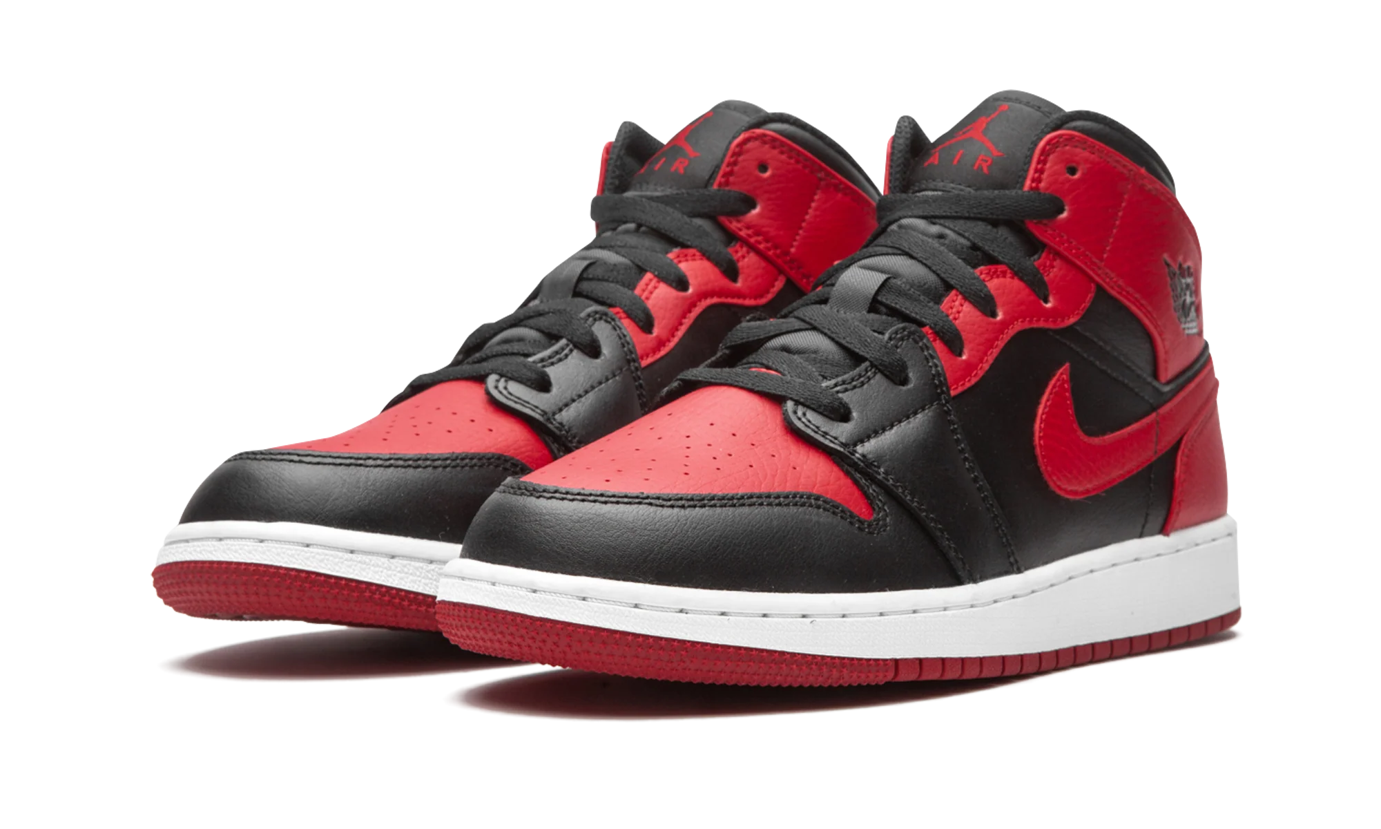 Air Jordan 1 Mid GS "Banned 2020" 554725 074