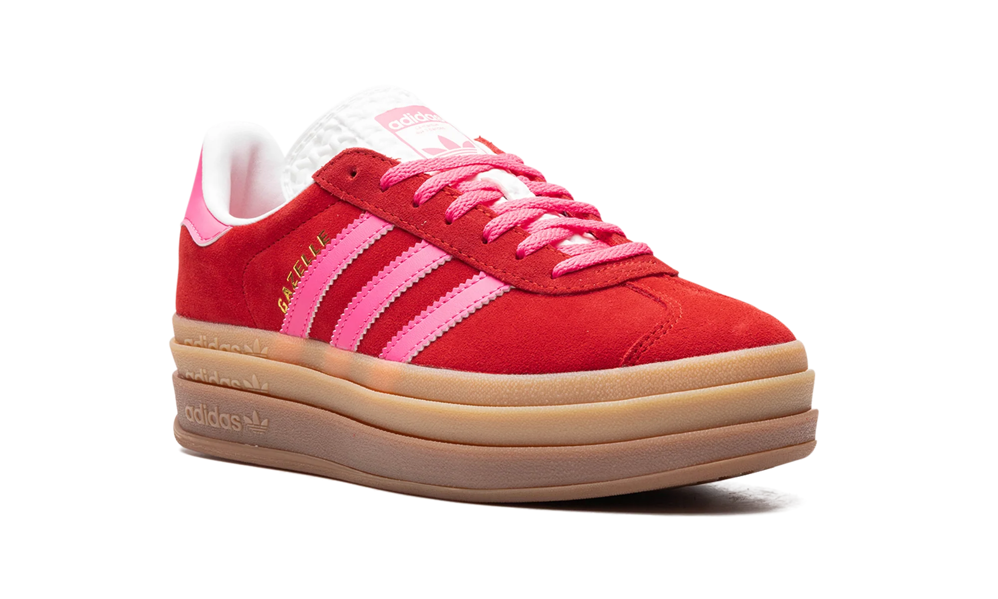 Gazelle Bold WMNS "Collegiate Red Lucid Pink" IH7496