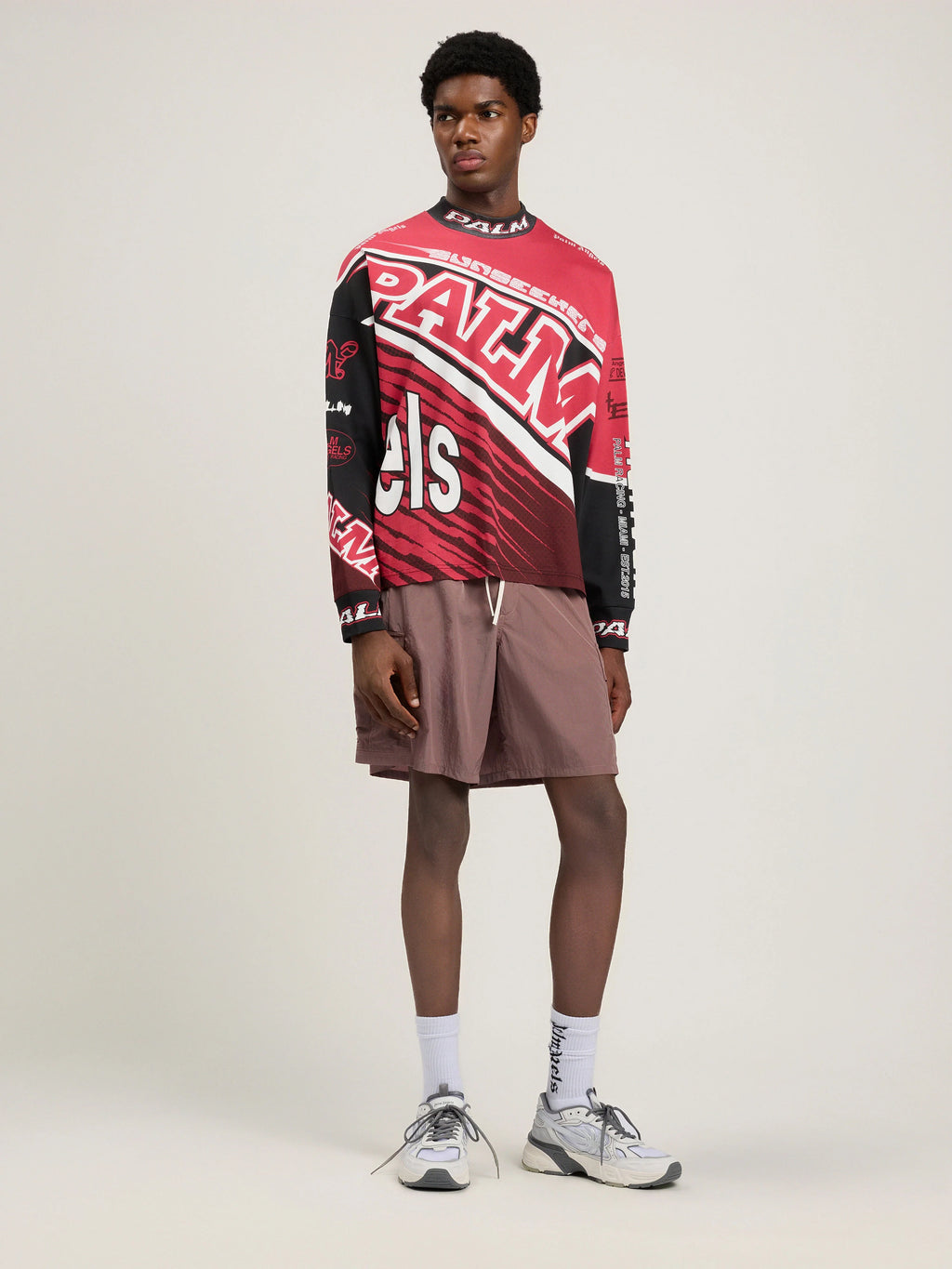 Racing Loose Long-Sleeved T-Shirt