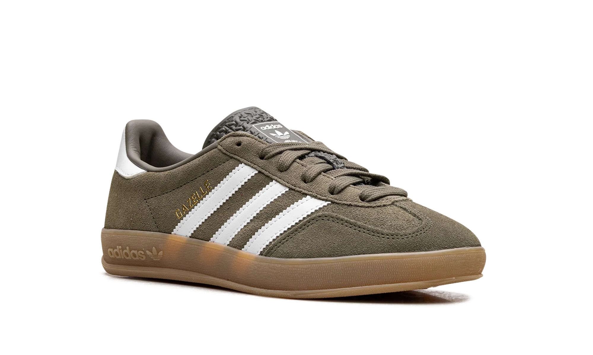 Gazelle Indoor "Olive Strata Cloud White Gum" JQ0174