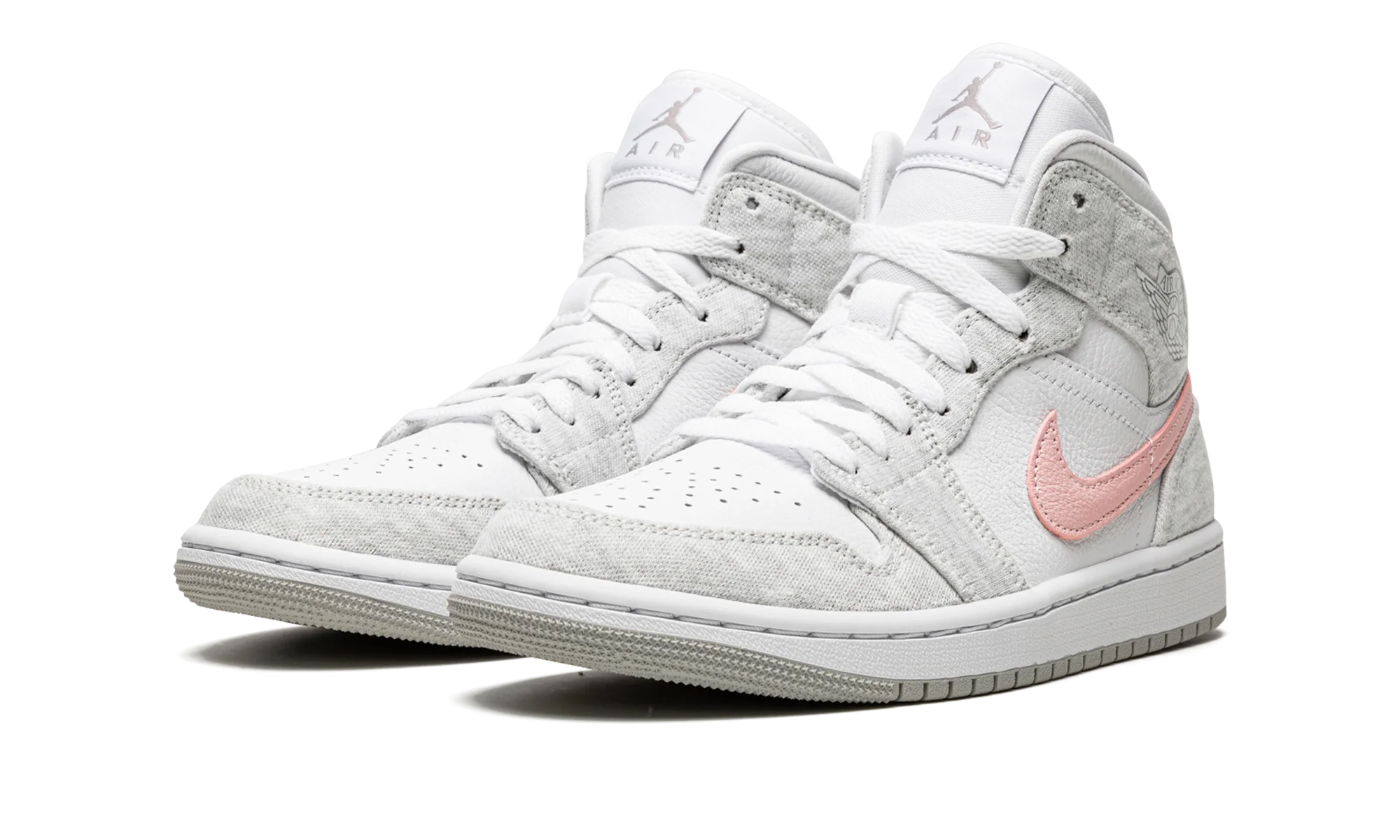 AIR JORDAN 1 MID SE WMNS "Heather Grey / Pink" DN4045 001