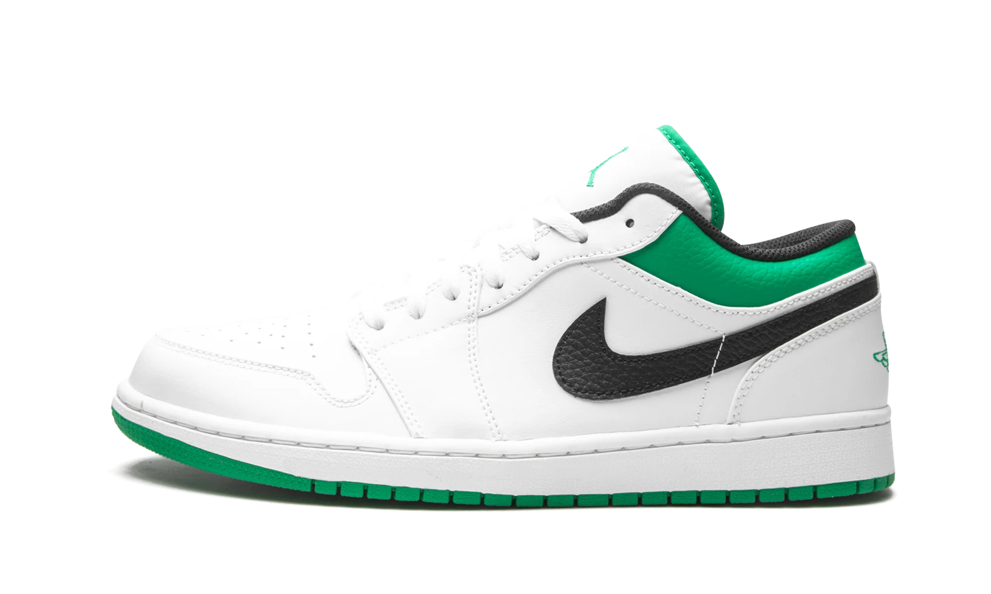 Air Jordan 1 Low "White / Lucky Green" 553558 129