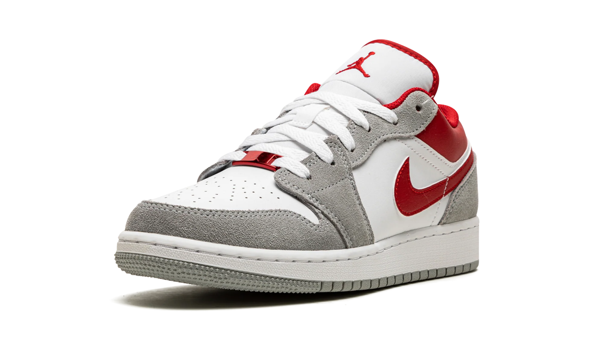 Air Jordan 1 Low SE GS "Smoke Grey Gym Red" DM0589 016