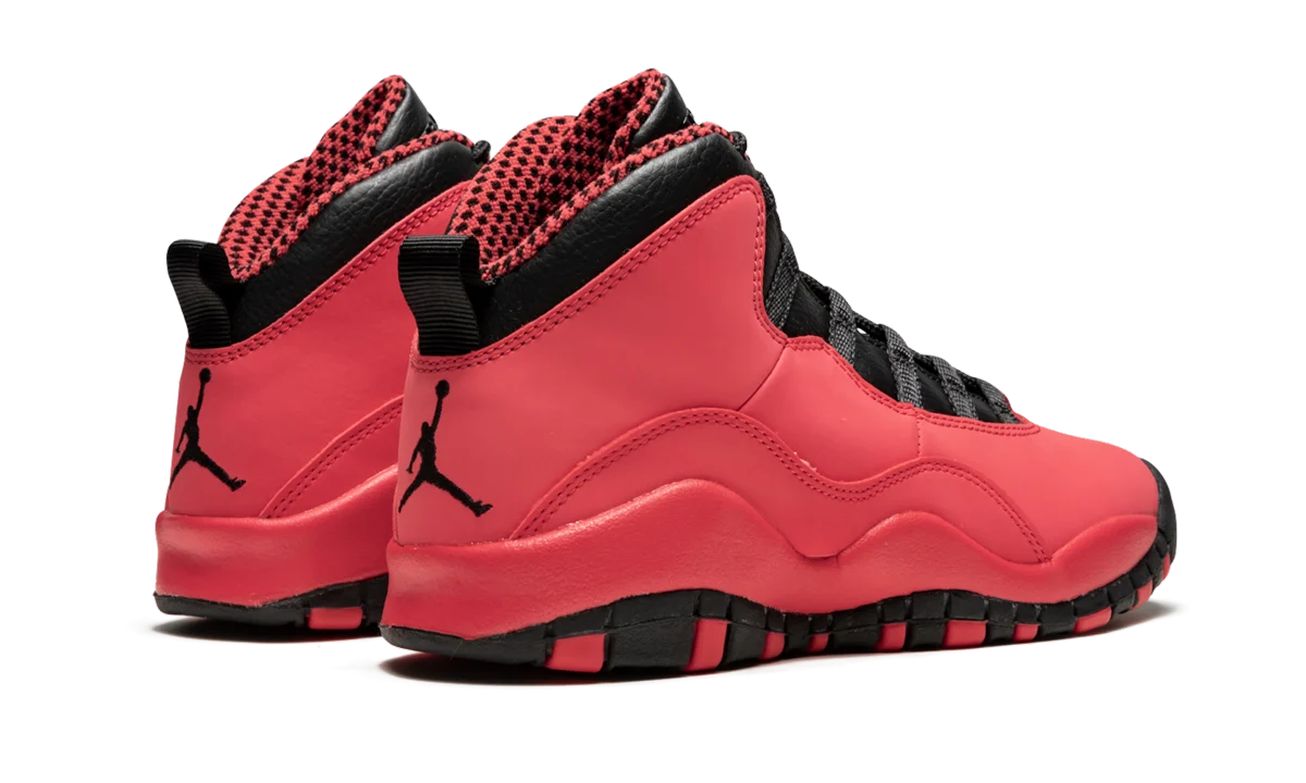 Air Jordan 10 Retro GS "Fusion Red" 487211 605