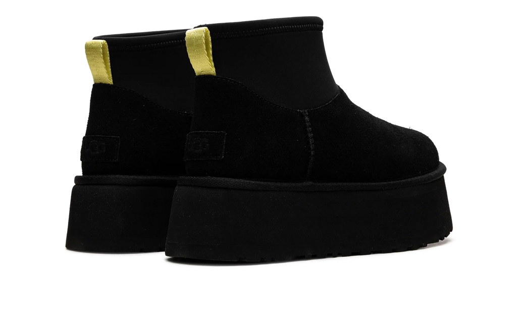 Classic Mini Dipper Boot WMNS "Black Yellow" 1168170 BLK