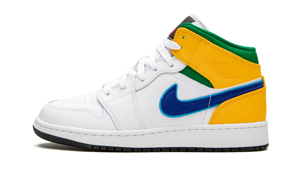 Air Jordan 1 MID GS "Three Peat" 554725 128