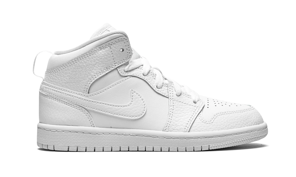 Jordan 1 MID PS "Triple White" 640734 130