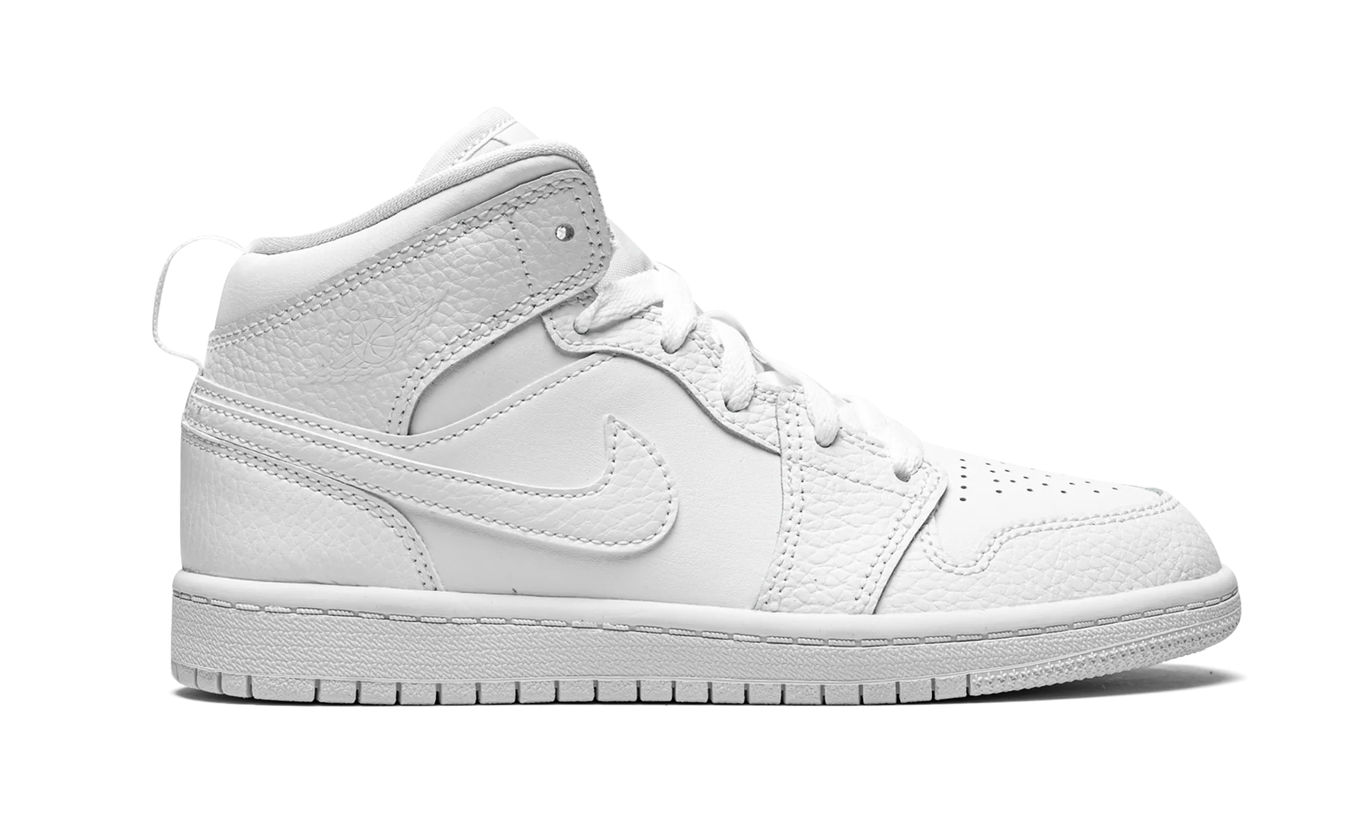 Jordan 1 MID PS "Triple White" 640734 130