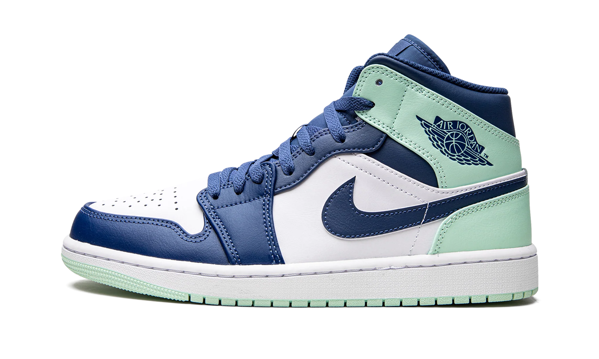 Air Jordan 1 Mid "Blue Mint" 554724 413