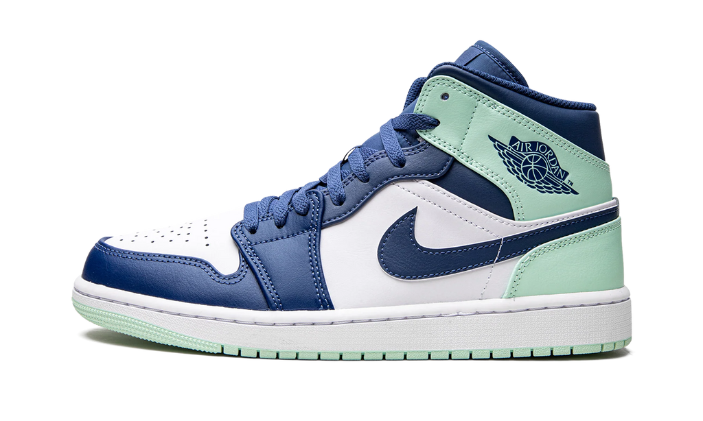 Air Jordan 1 Mid "Blue Mint" 554724 413