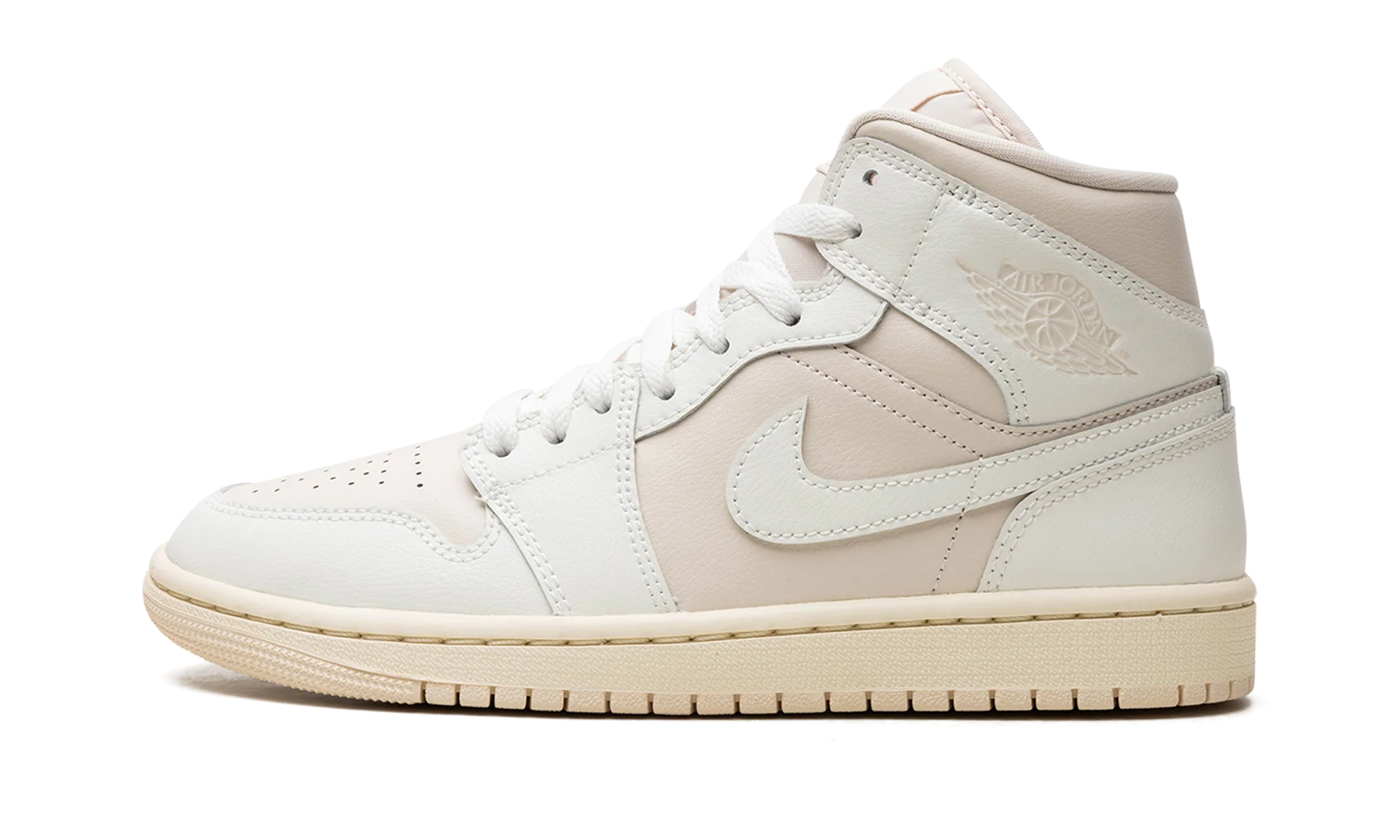 Air Jordan 1 WMNS "White / Light Tan" BQ6472 201