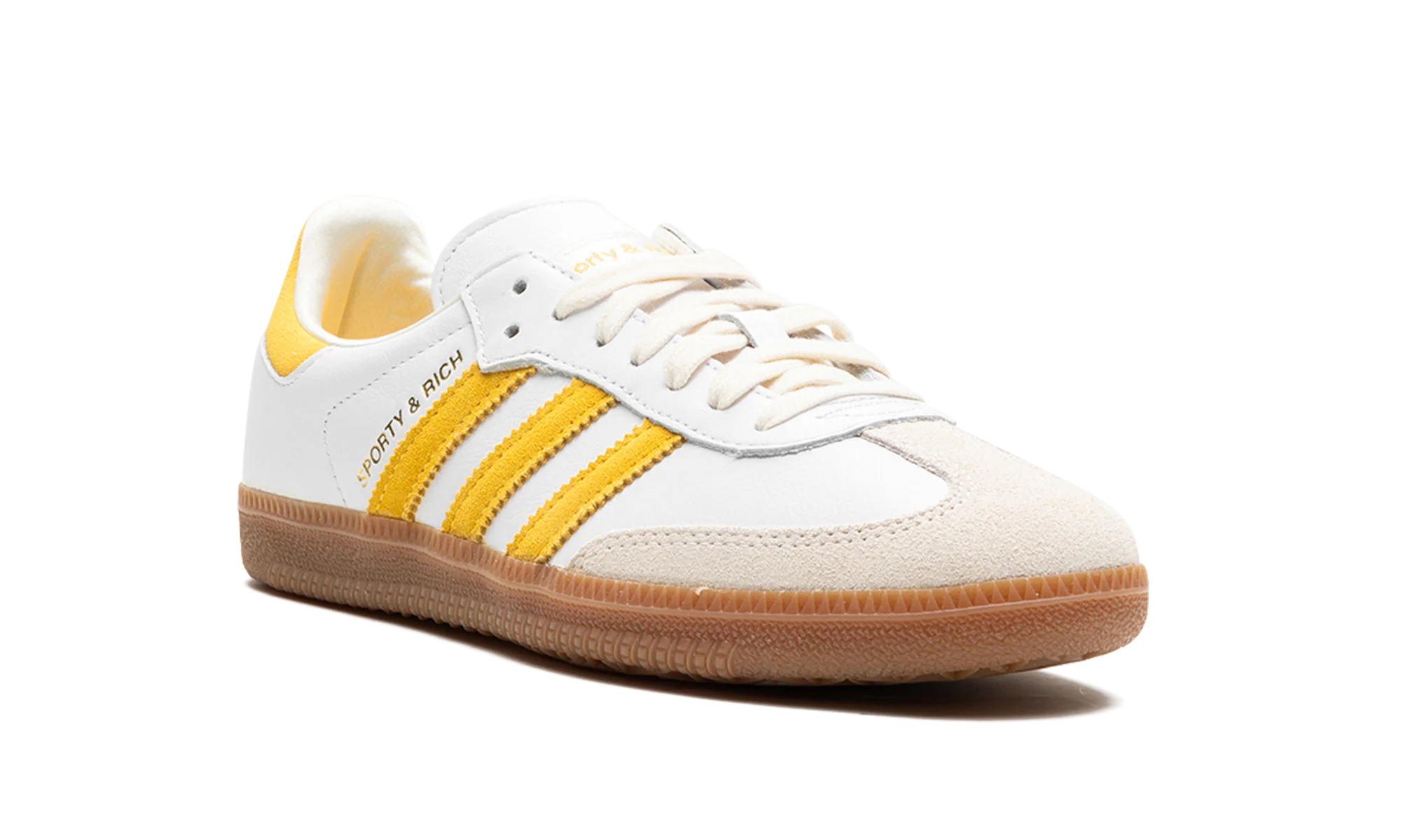 Samba OG "SPORTY & RICH - White Bold Gold" IF5661