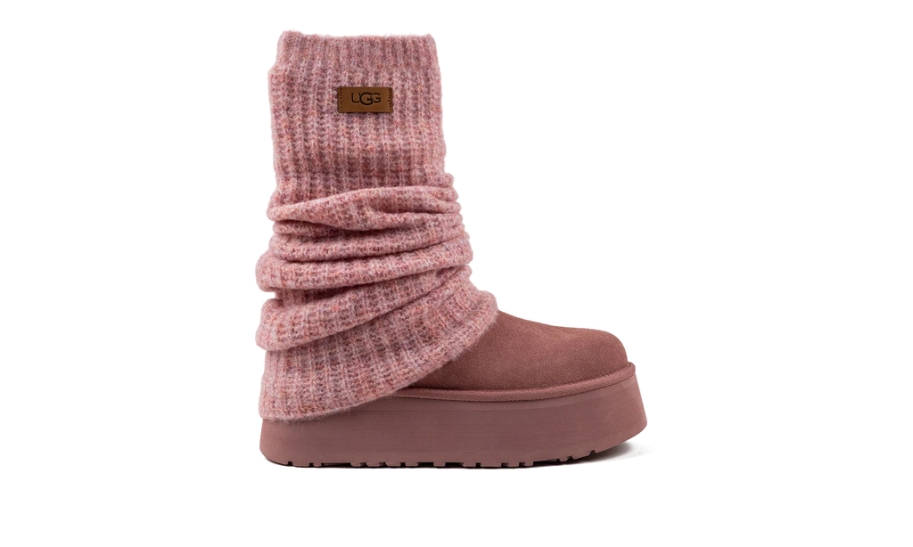 Classic Mini Dipper Legwarmer Boot WMNS "Pink Dawn" 1178990 PDW