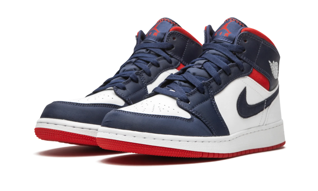 Air Jordan 1 Mid SE GS "USA" BQ6931 104