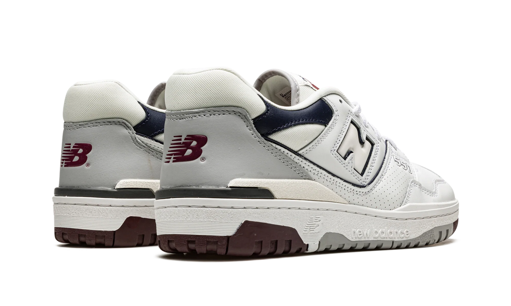 550 "White / Indigo / Burgundy" BB550PWB