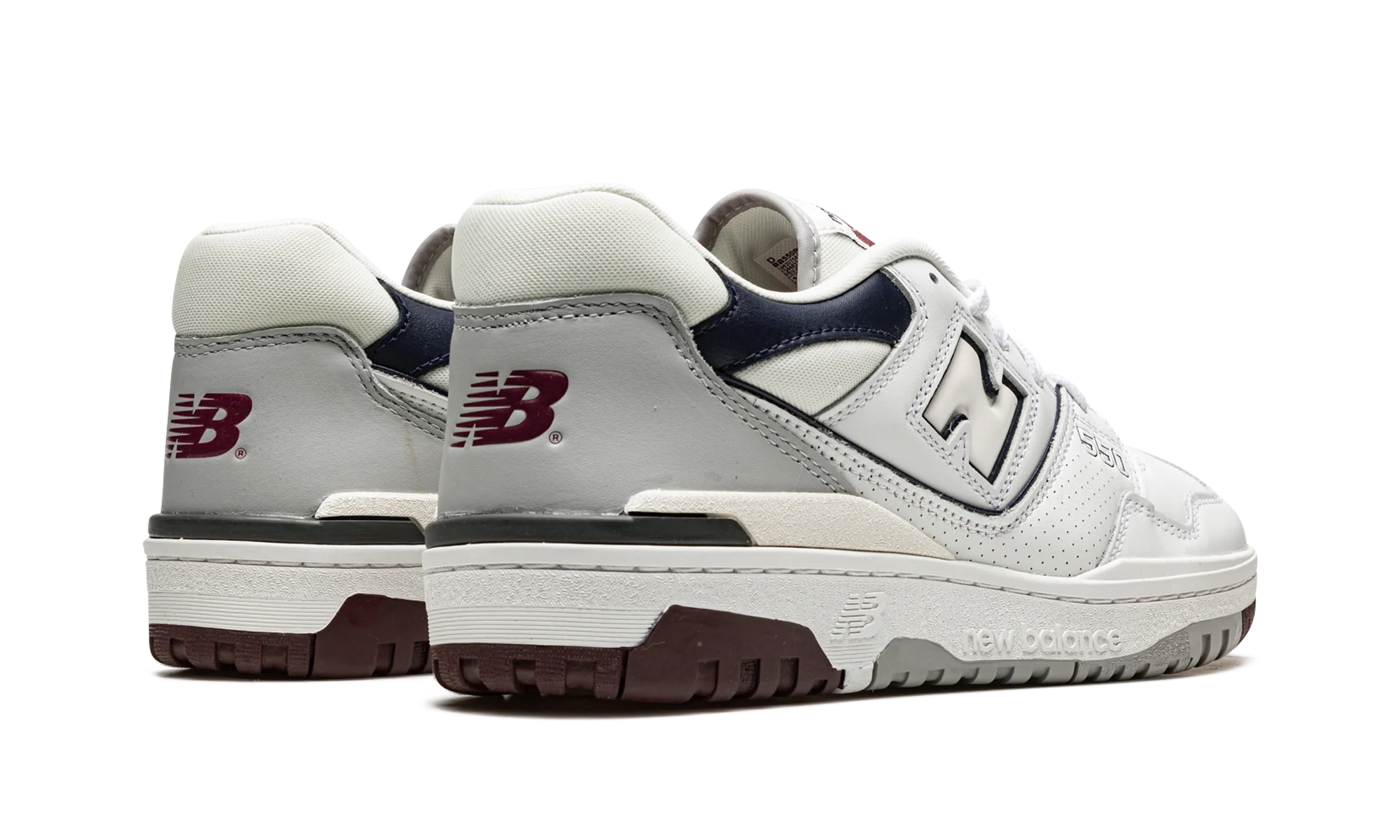 550 "White / Indigo / Burgundy" BB550PWB