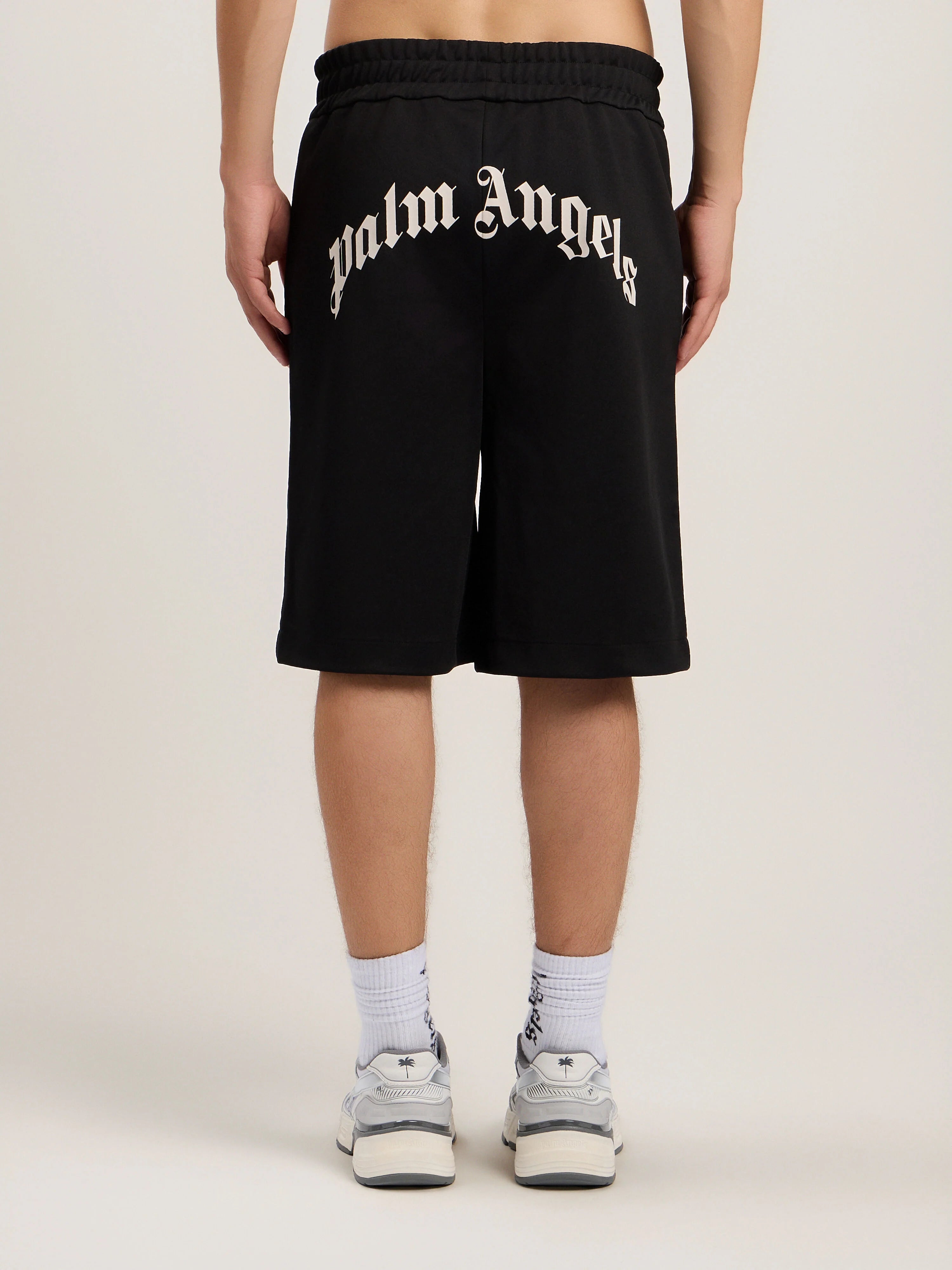 Back Curved Logo Track Shorts