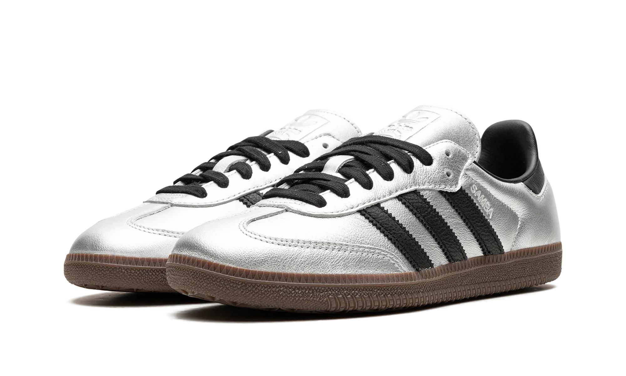 Samba OG WMNS "Silver Metallic Black Gum" JI4218