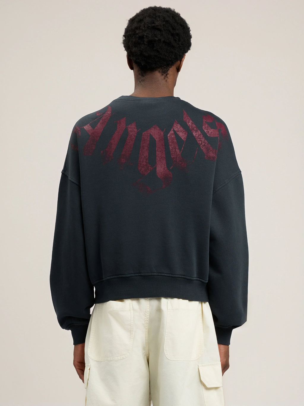 Big Neck Logo Loose Sweatshirt