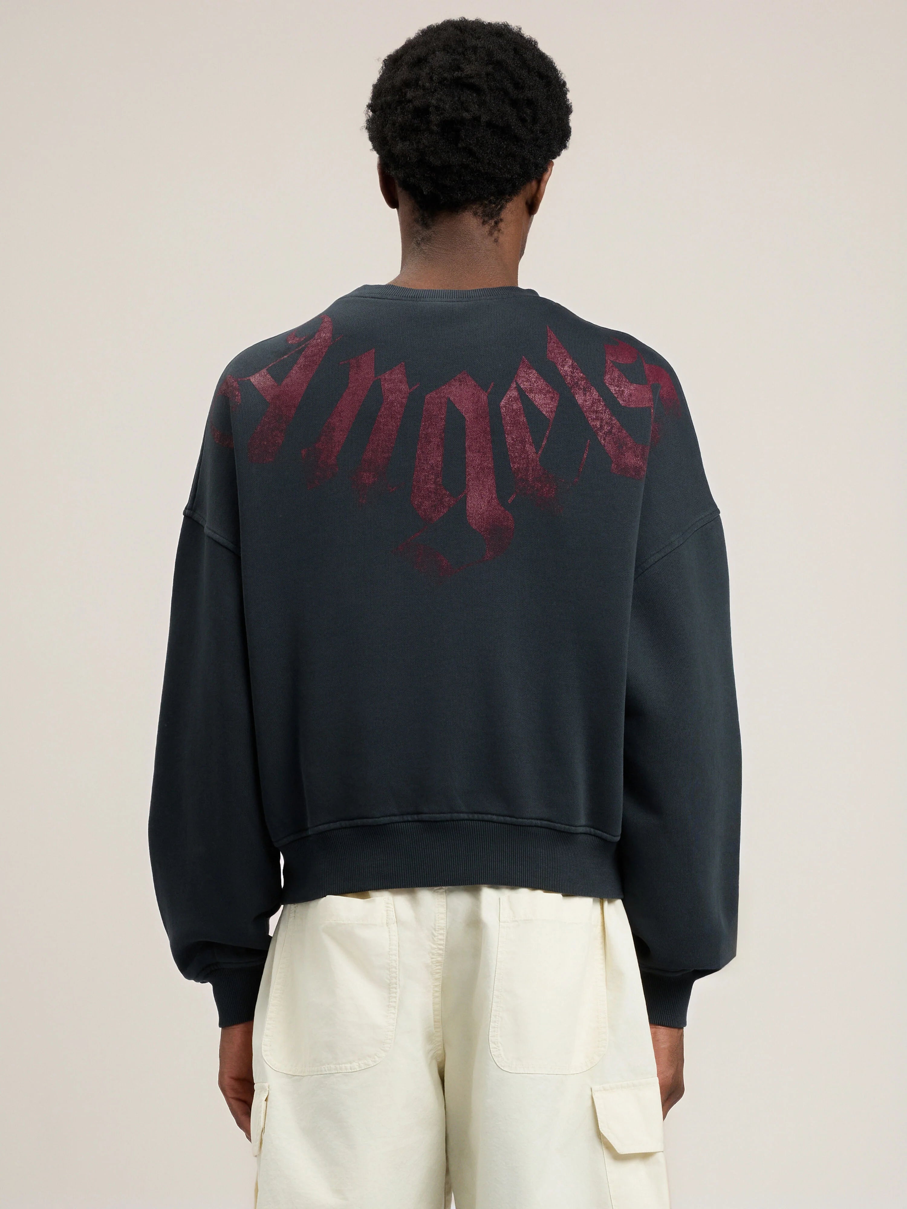 Big Neck Logo Loose Sweatshirt