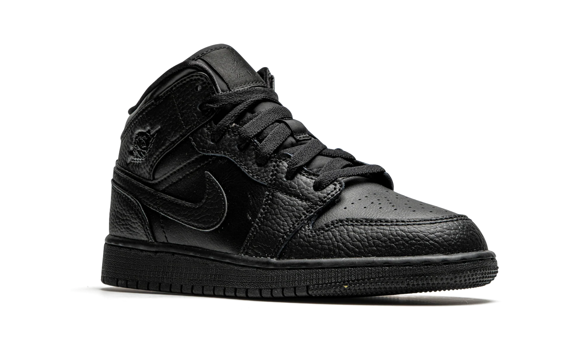 Air Jordan 1 Mid GS "Triple Black" 554725 091