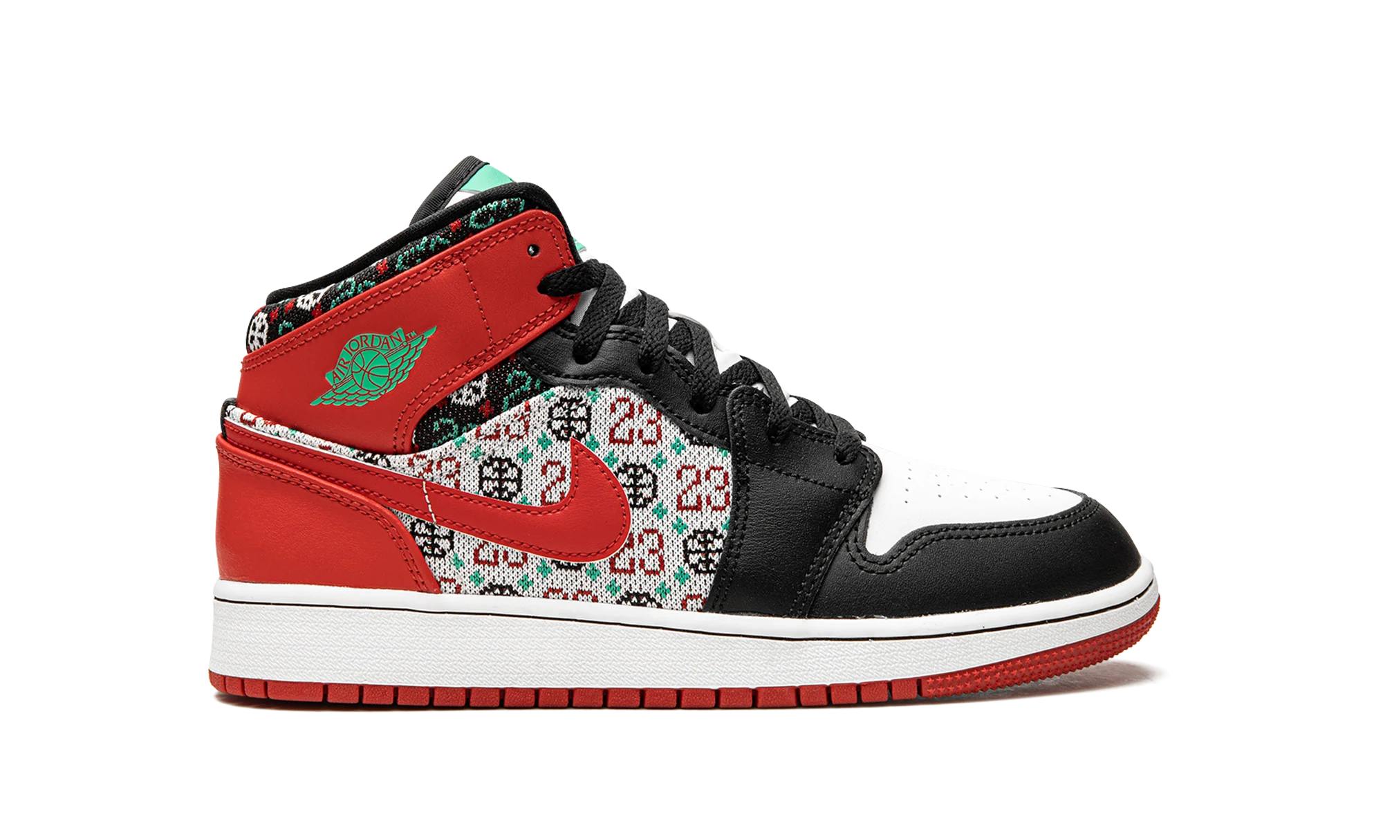 Jordan 1 Mid GS "Ugly Christmas Sweater" DM1208 150
