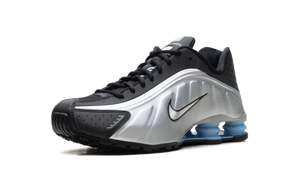 Shox R4 "Metallic Silver Black Psychic Blue" HQ1988 004