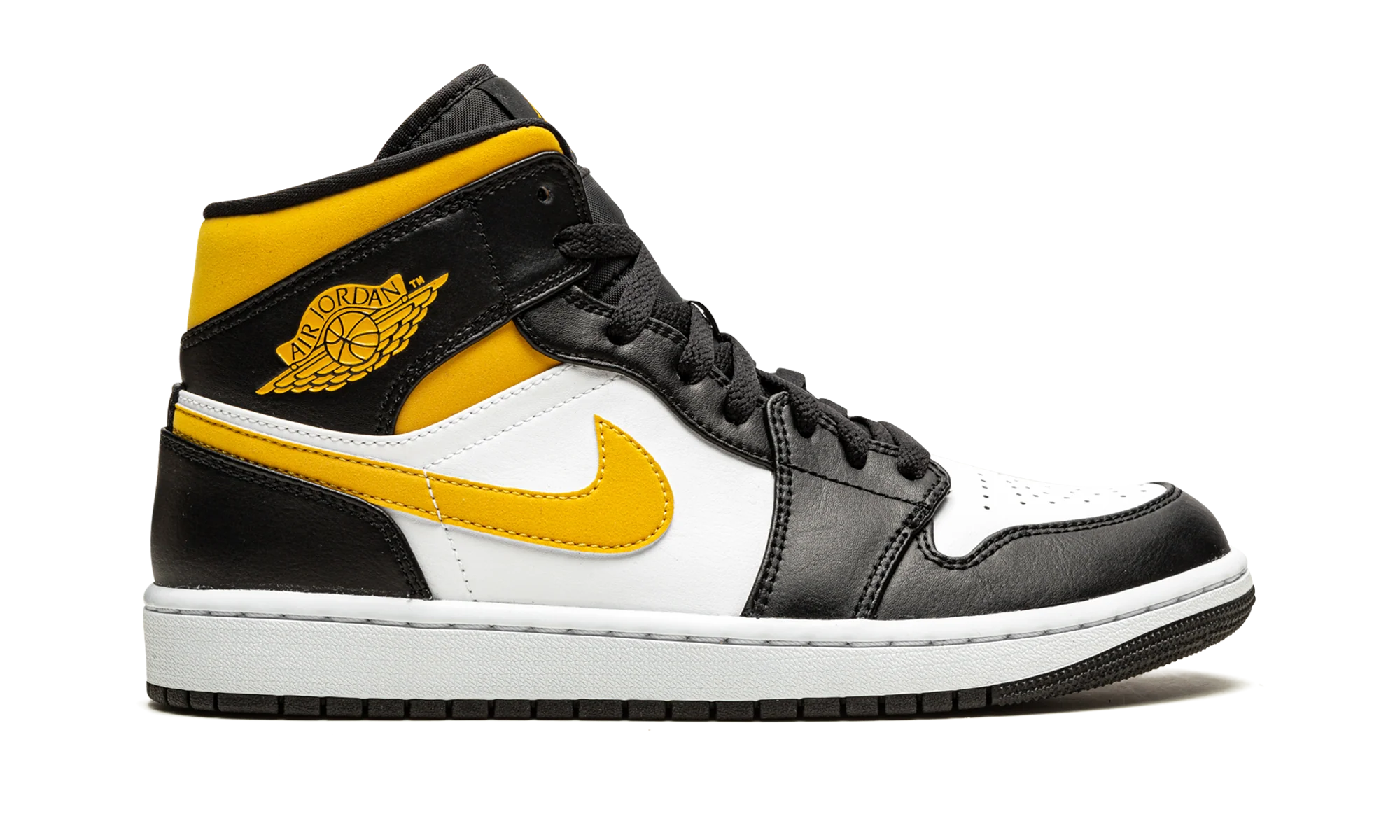 Air Jordan 1 Mid "White / Pollen / Black" 554724 177
