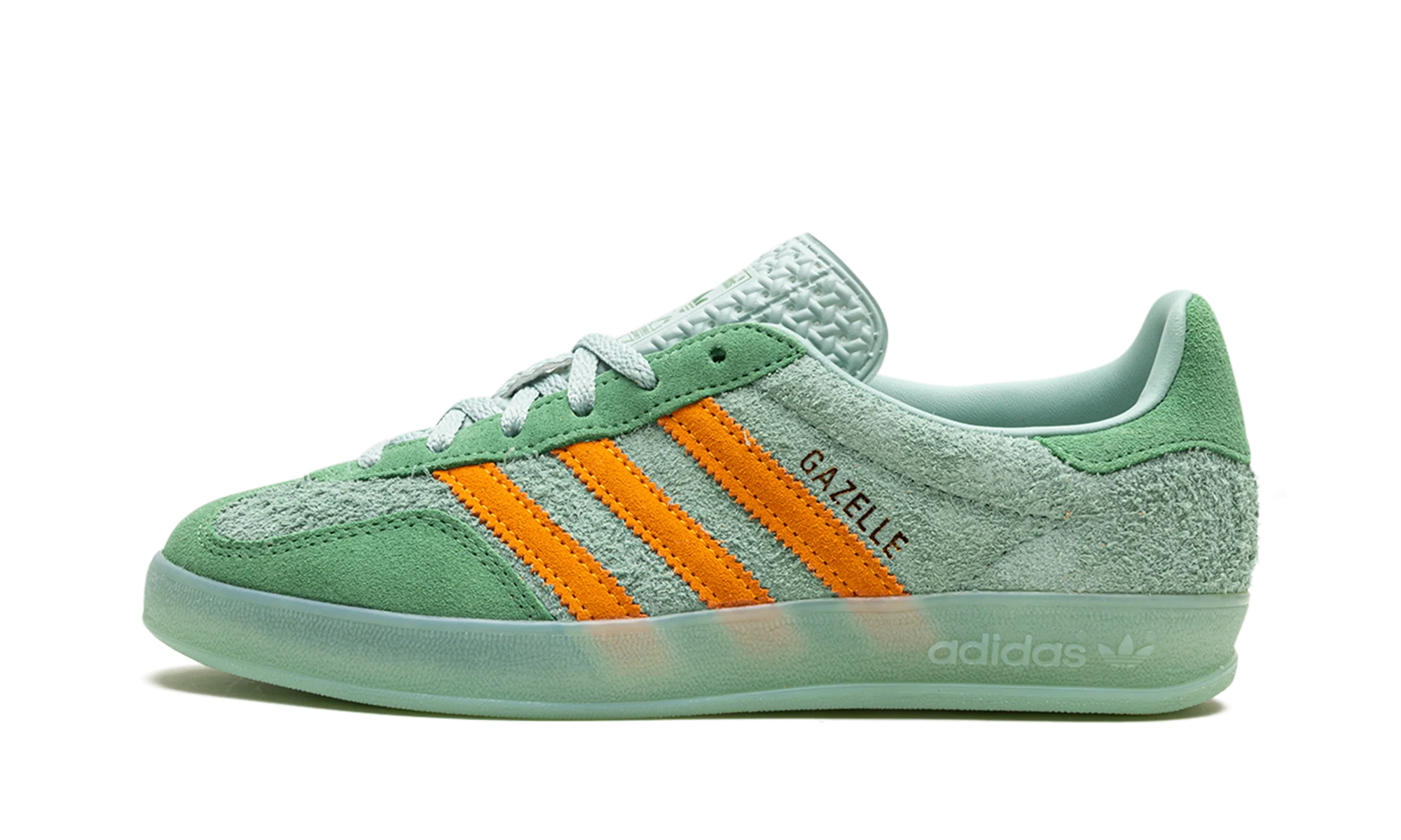 Gazelle Indoor WMNS "Hazy Green Crew Yellow" IG6783