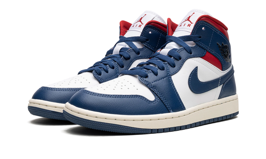 AIR JORDAN 1 MID WMNS "Blue / Red" BQ6472 146