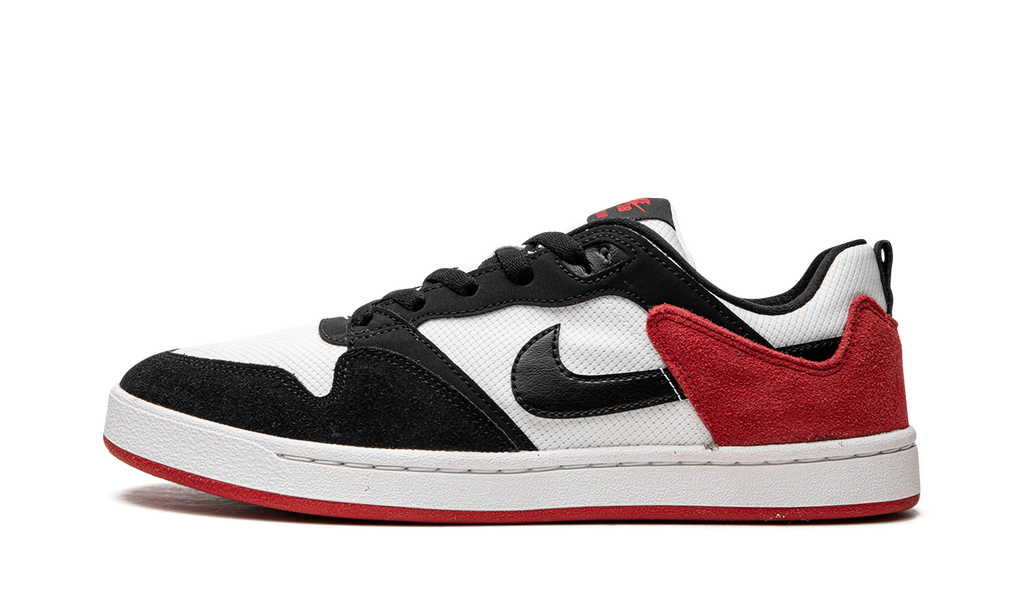 SB Alleyoop "White/Black-University Red" CJ0882 102