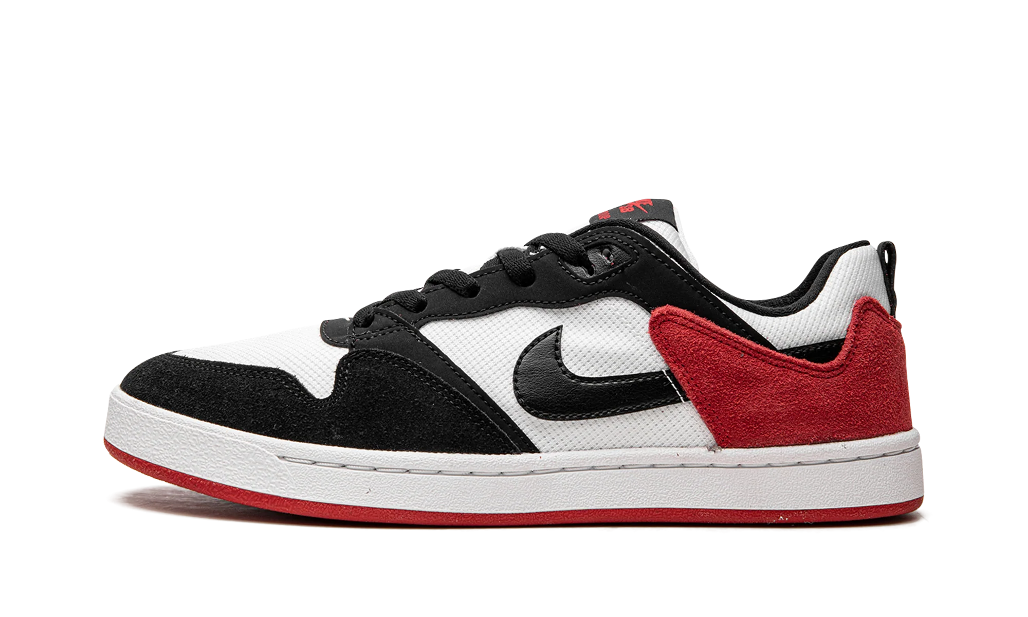 SB Alleyoop "White/Black-University Red" CJ0882 102