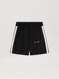 CLASSIC LOGO TRACK SHORTS BLACK OFF WHIT