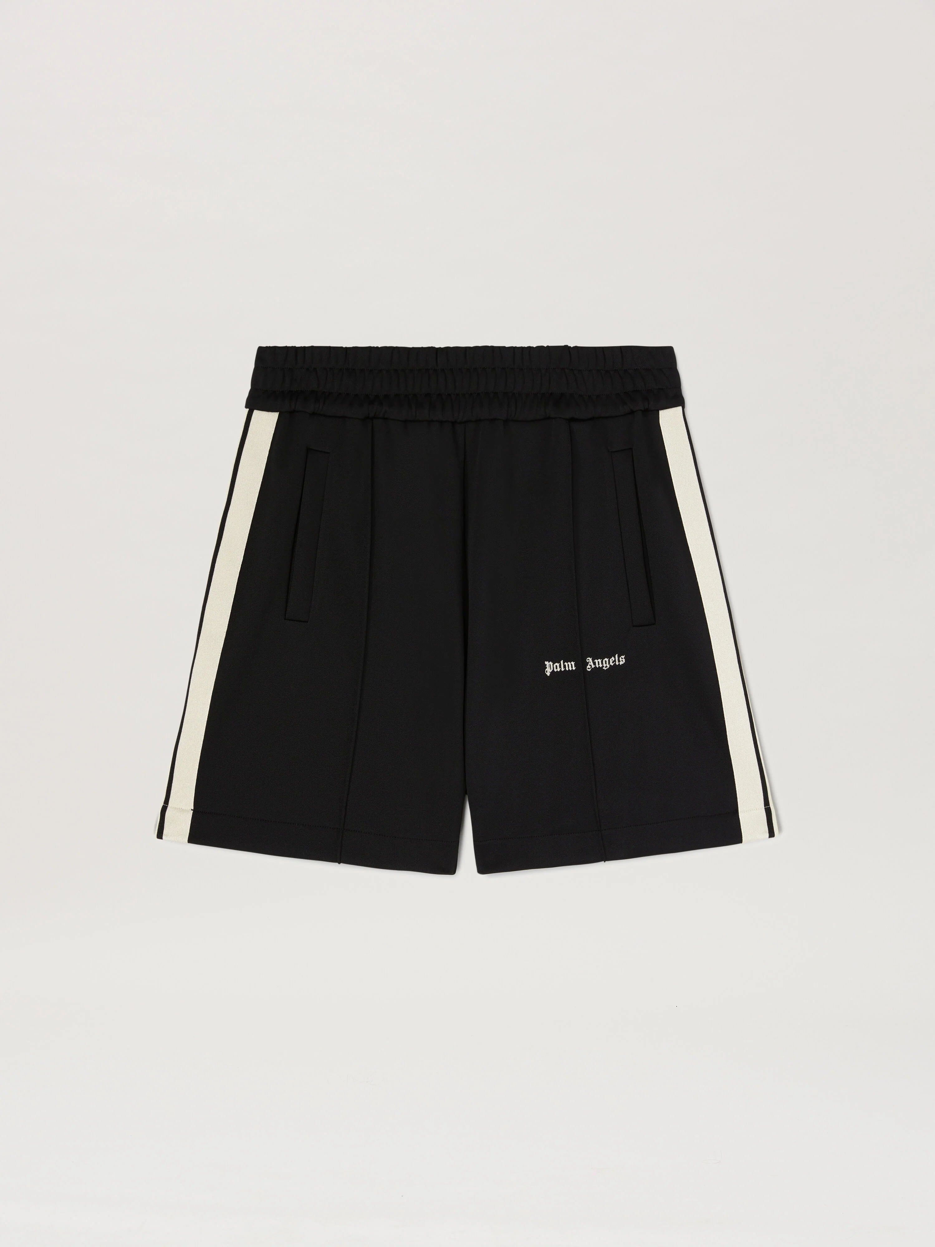 CLASSIC LOGO TRACK SHORTS BLACK OFF WHIT