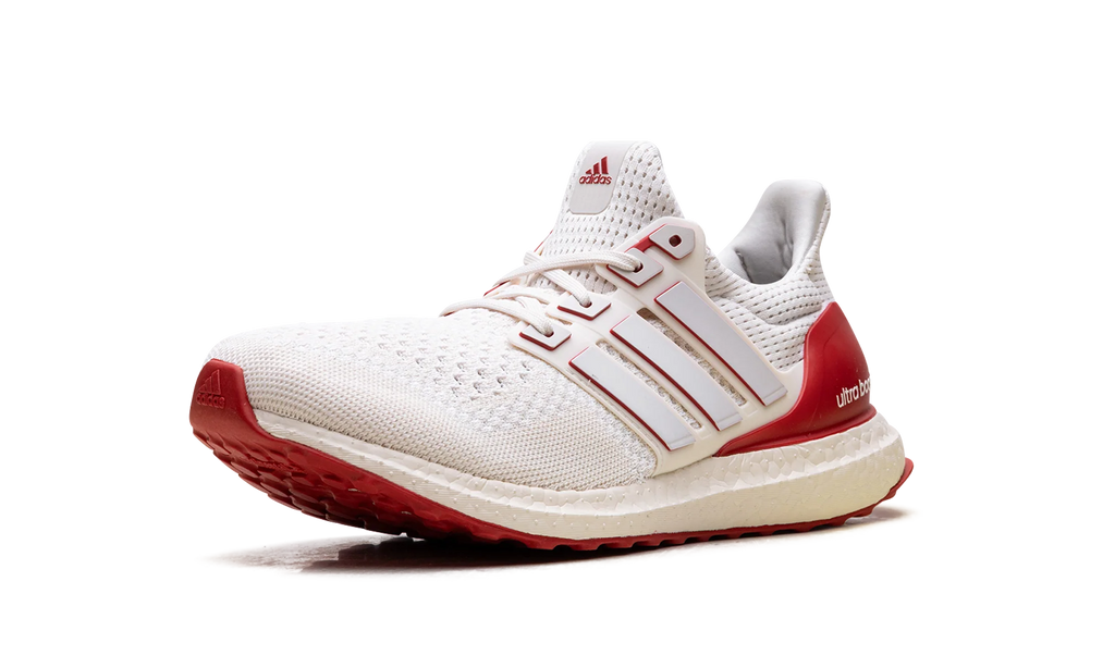 Ultraboost 1.0 "Chalk White Scarlet" JR3149