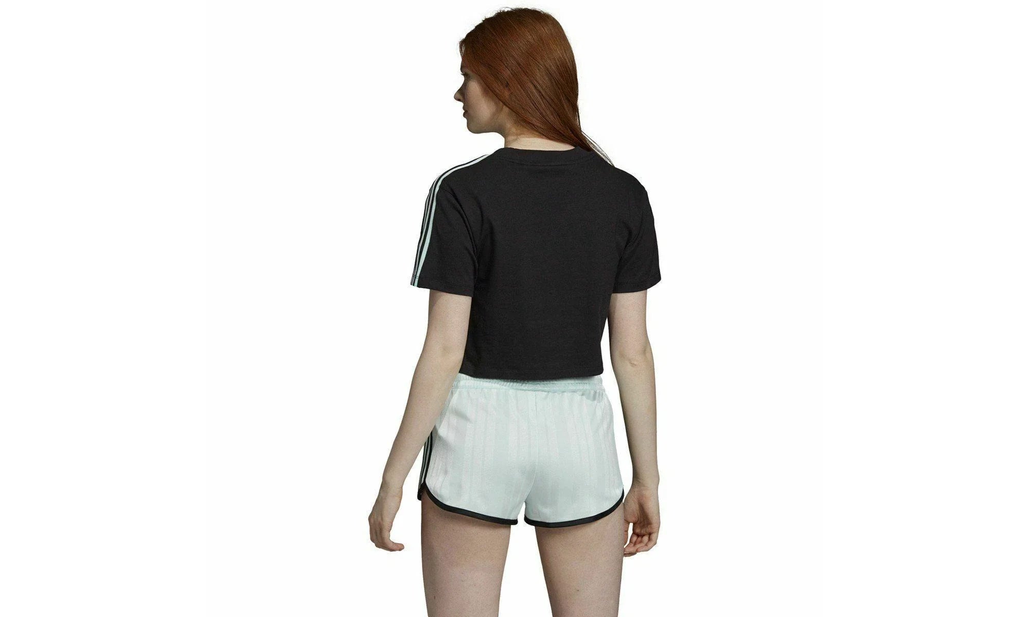 3-Stripes Cropped Tee WMNS "Black" DV0112