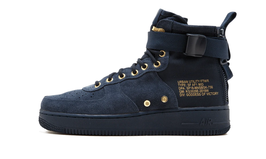 SF AF1 Mid "Obsidian" 917753 400