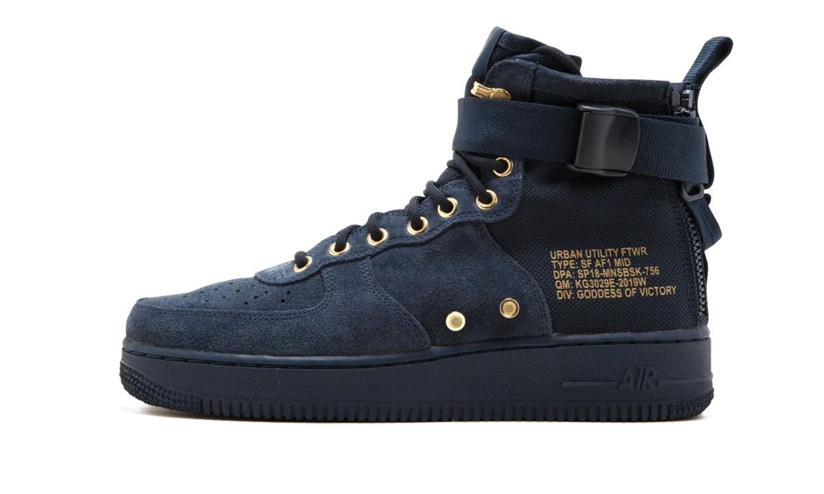 SF AF1 Mid "Obsidian" 917753 400