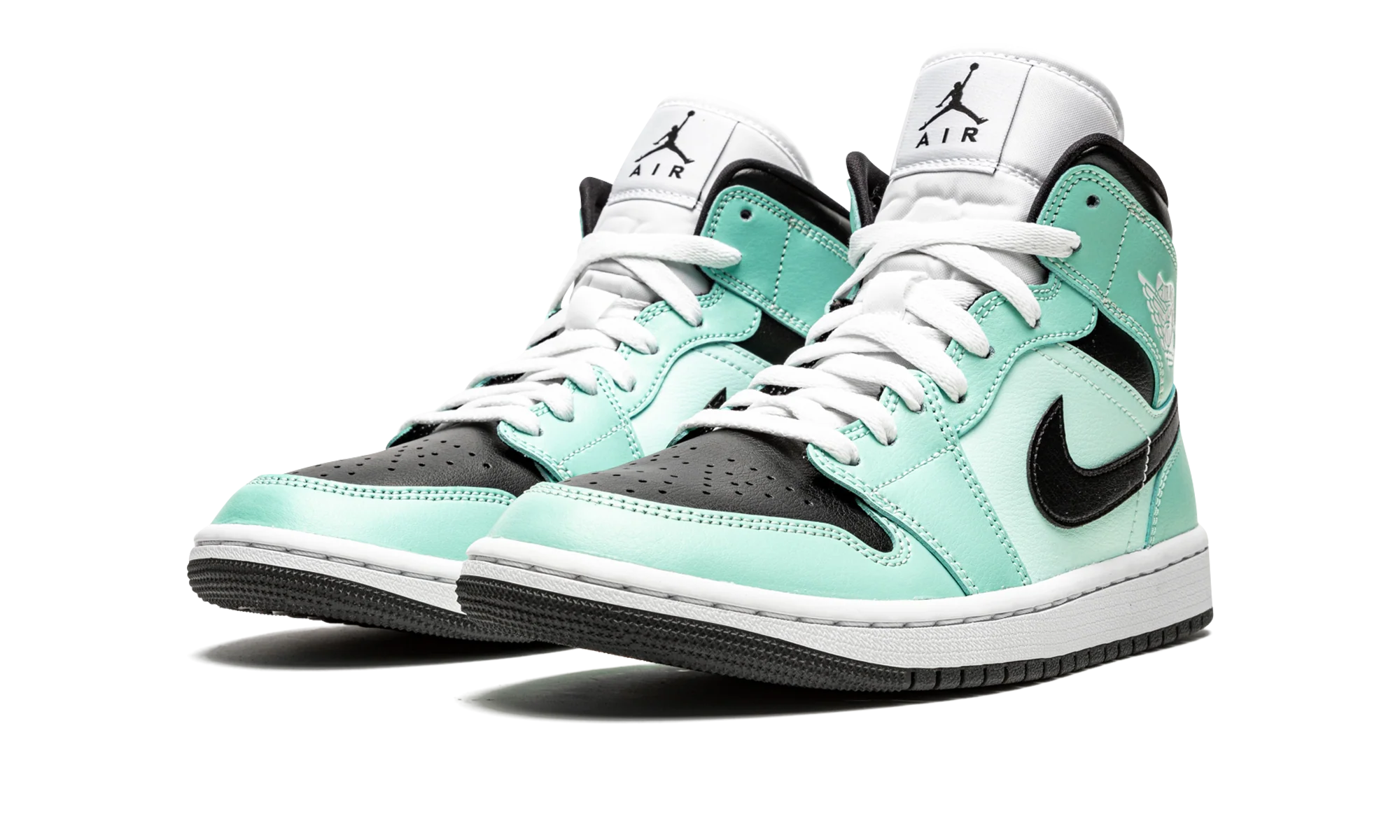 AIR JORDAN 1 MID WMNS "Aqua Black" BQ6472 300