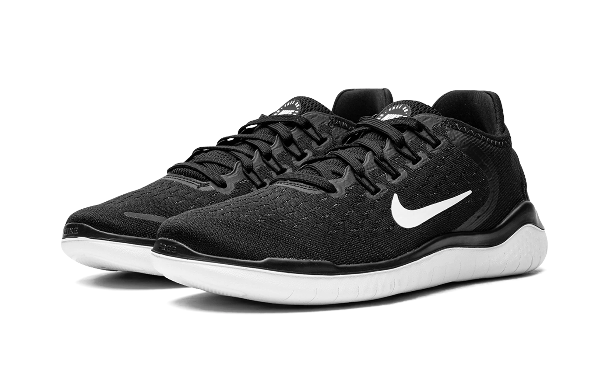 FREE RN 2018 MNS WMNS "BLACK WHITE" 942837 001