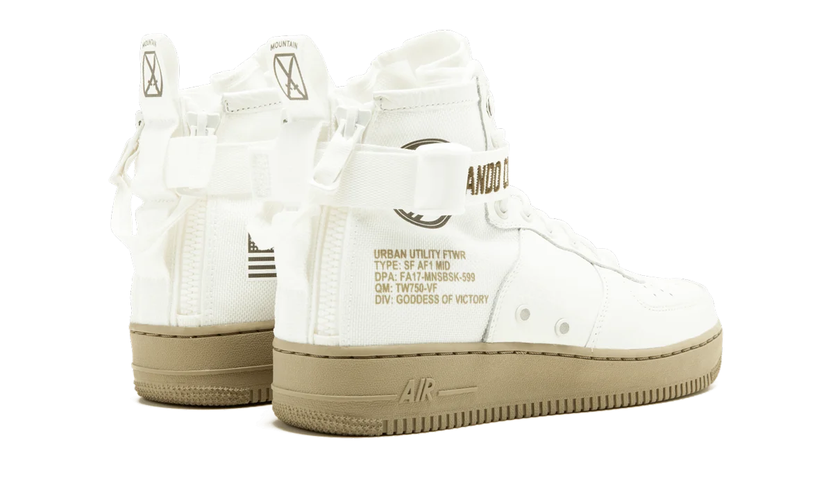 SF AF1 MID "Ivory Olive" 917753 101