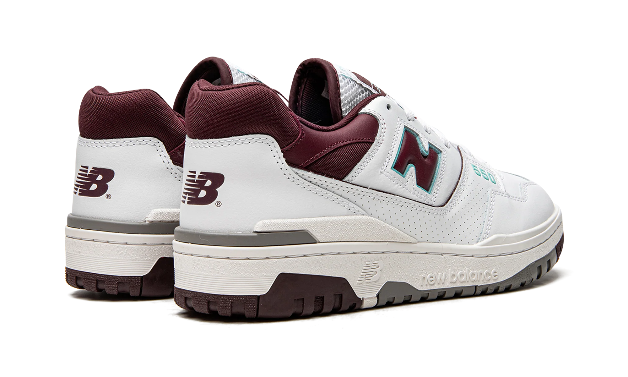 550 "Burgundy / Cyan" BB550WBG