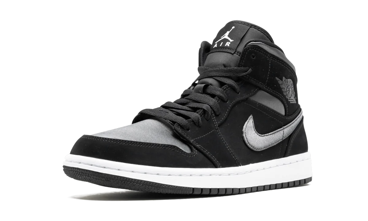 Air Jordan 1 Mid SE "Nylon - Black/Grey" 852542 012