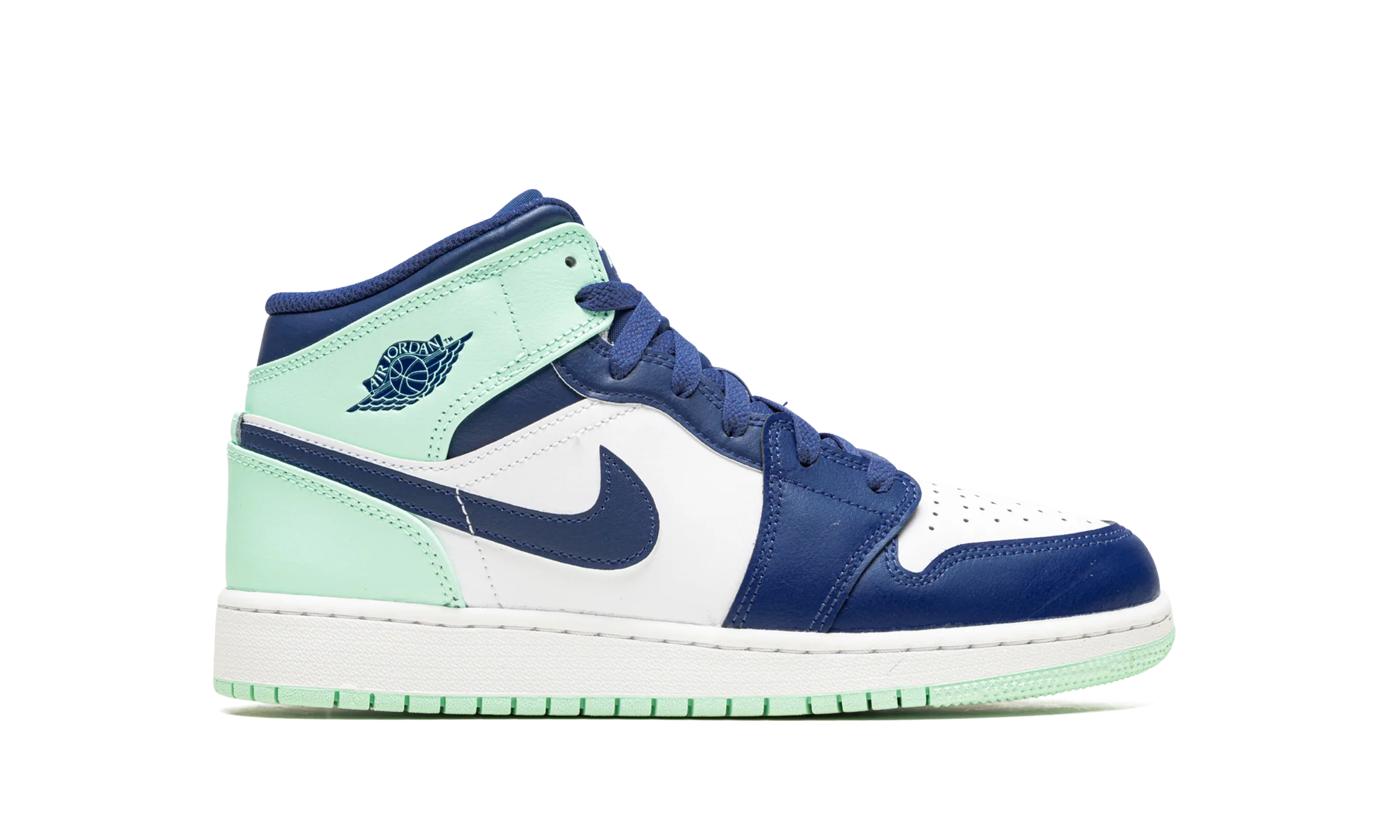 Air Jordan 1 Mid GS "Blue Mint" 554725 413