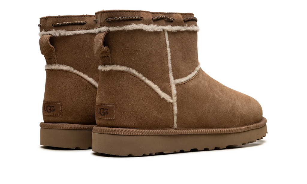 Classic Mini Shearling Braid WMNS "Chestnut" 1166751 CHE