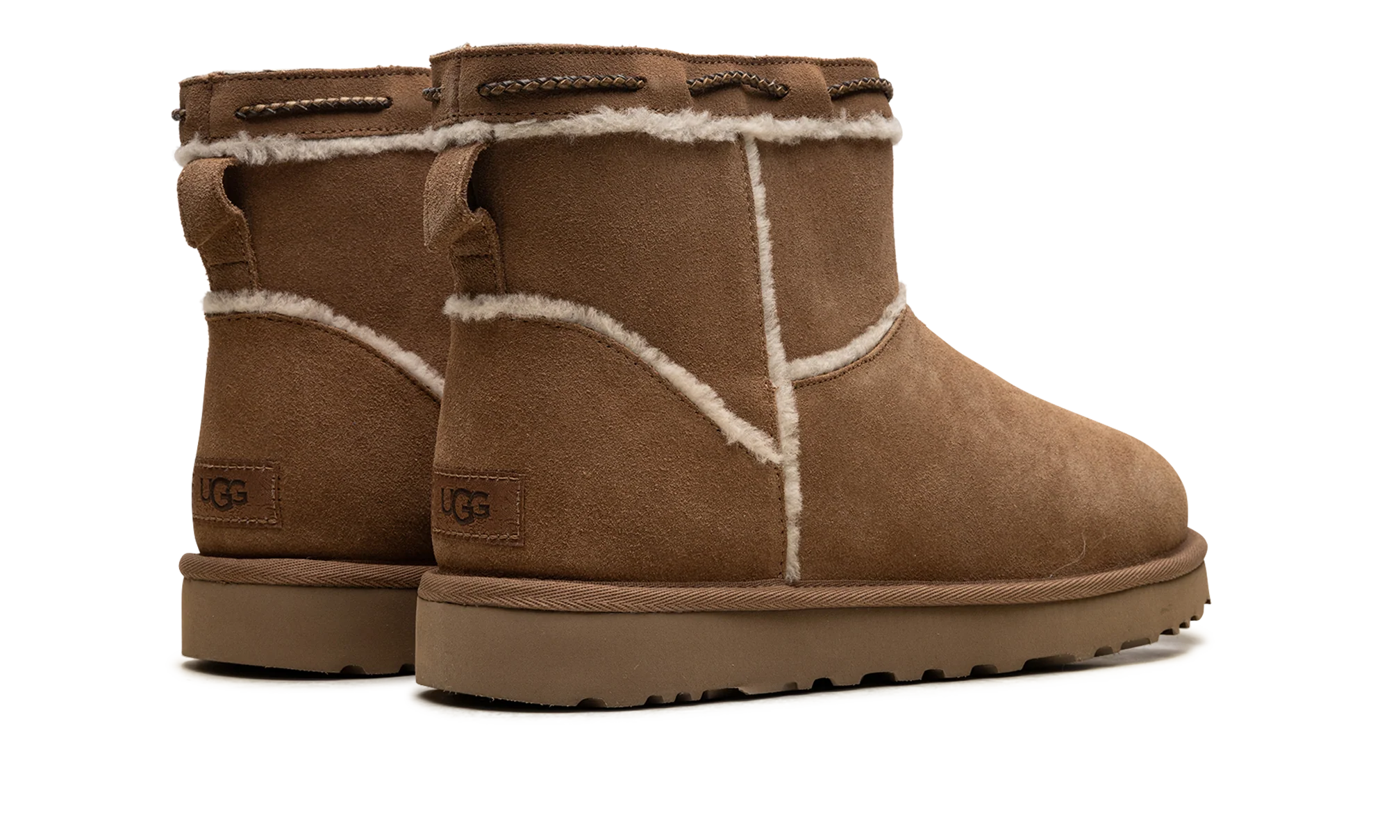 Classic Mini Shearling Braid WMNS "Chestnut" 1166751 CHE