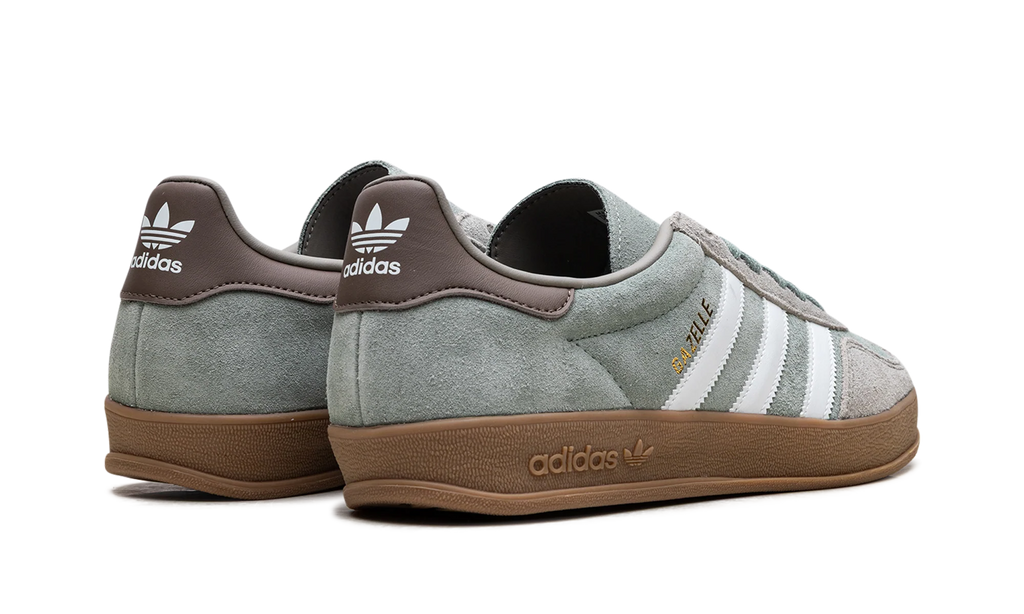 Gazelle Indoor "Silver Pebble Silver Green" JI3526