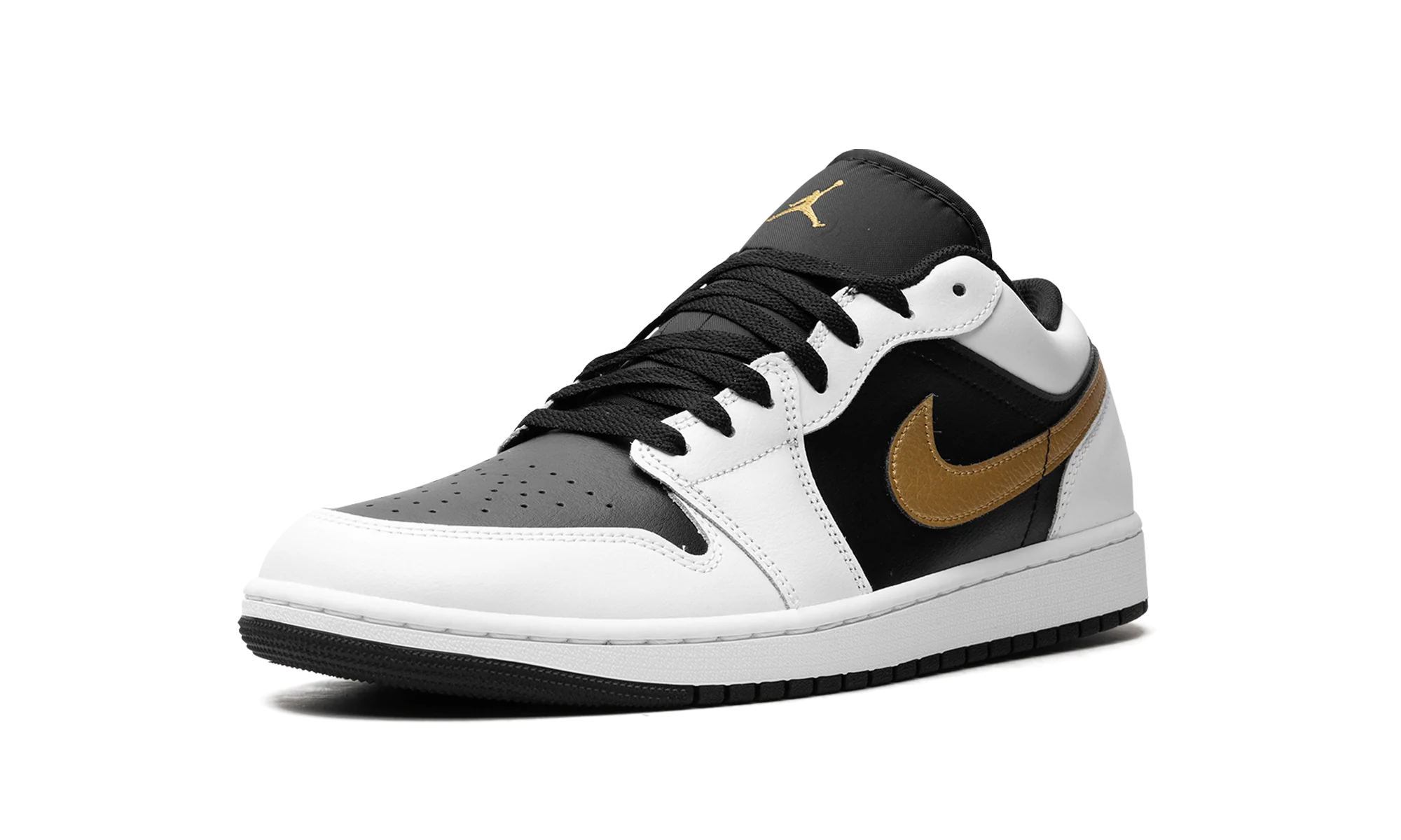 Air Jordan 1 Low "Gold Swoosh" 553558 172